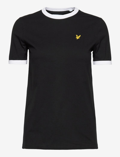 Ringer T-shirt - marškinėliai - jet black