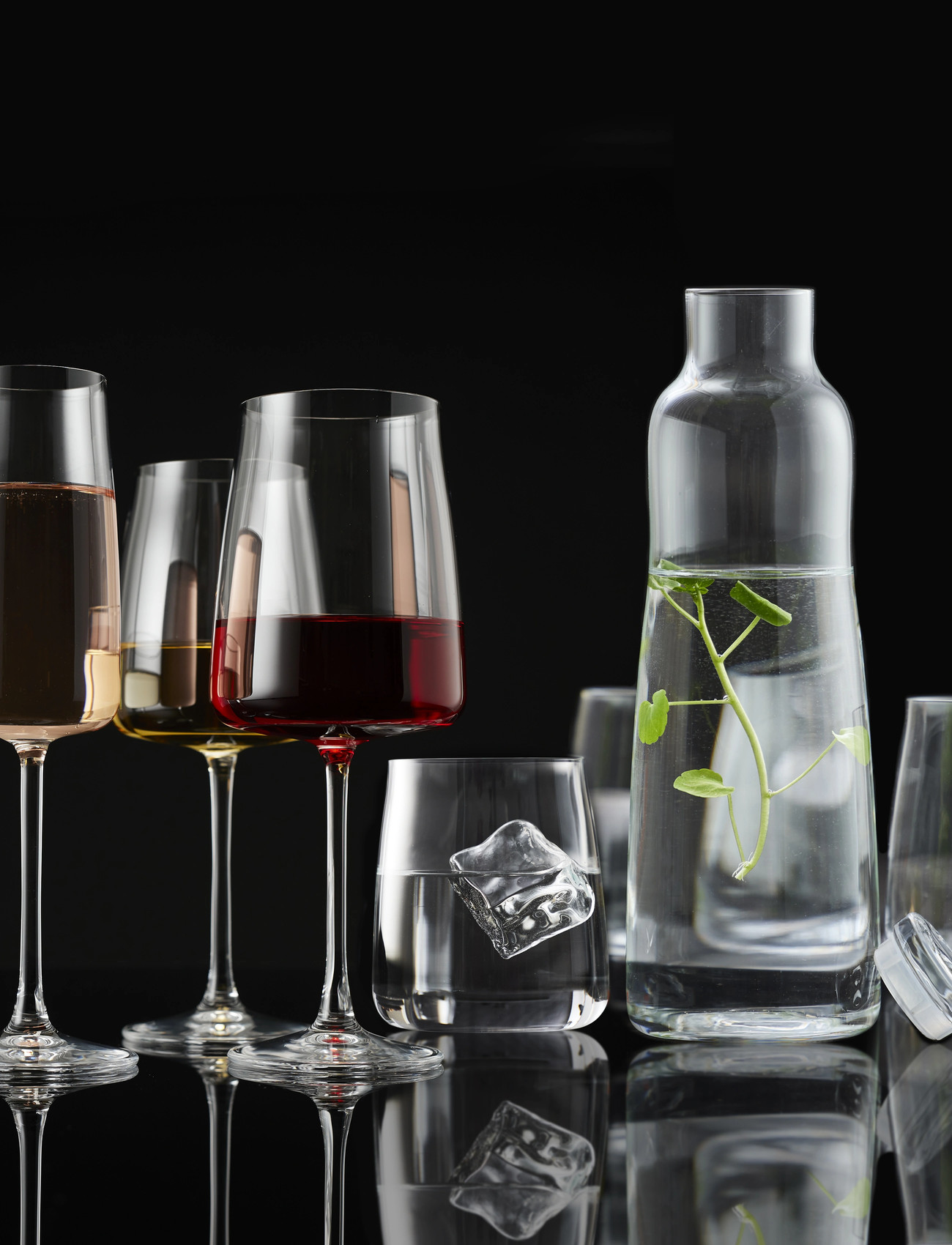 Lyngby Glas Champagneglas Zero 4 Stk., 30 CL, Nude, Glas > Champagneglas, Unisex