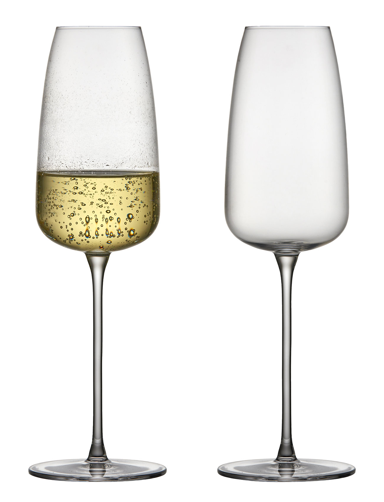 Champagneglas Veneto 2 Stk. Home Tableware Glass Champagne Glass Nude Lyngby Glas