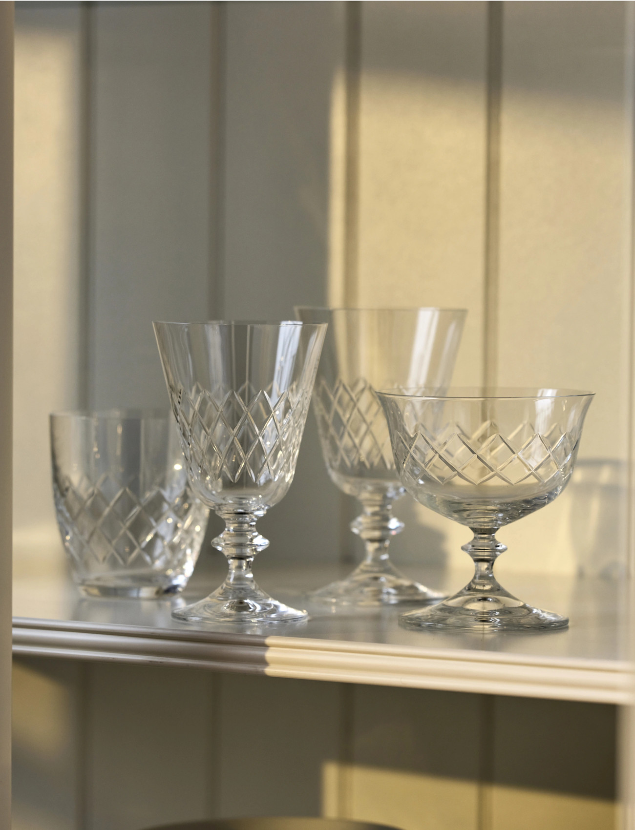 Lyngby Glas Vandglas Eaton 2 Stk., 30 CL, Nude, Glas > Drikkeglas, Unisex