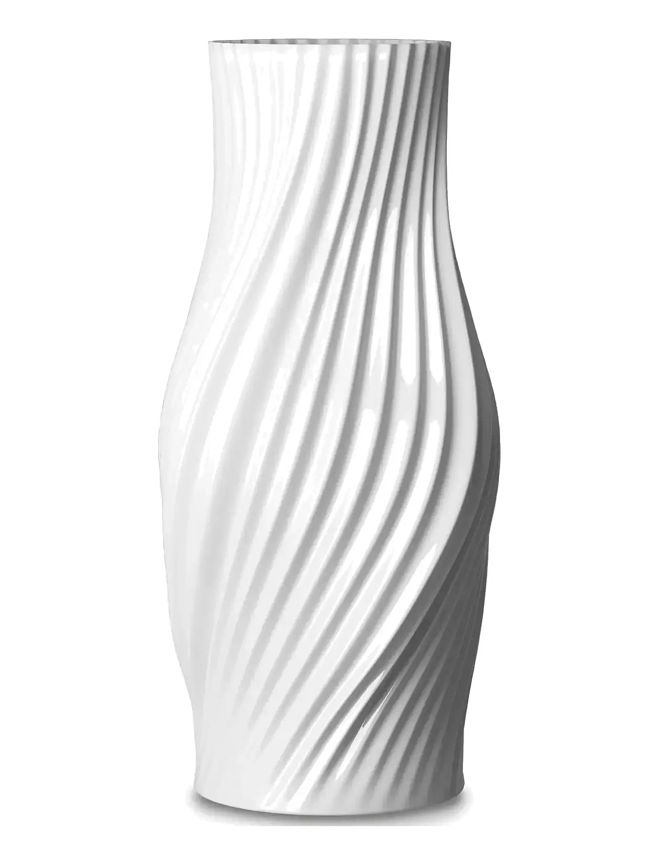 LYNGBY PORCELÆN Twist Vase H31 Cm Hvid Porcelæn Weiß - 31 CM - Unisex