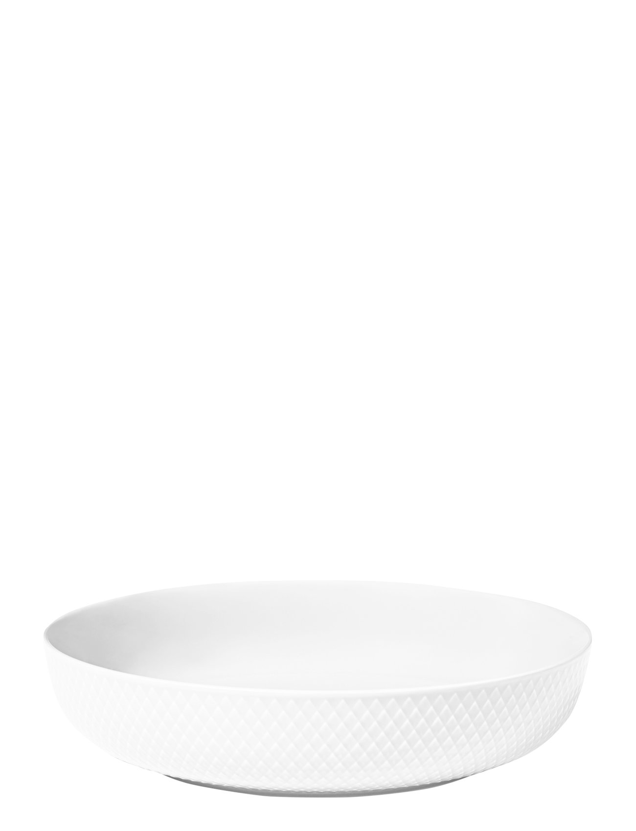 LYNGBY PORCELÆN Rhombe Serveringsskål Ø28 Cm Hvid Weiß - 28 Cm - Unisex