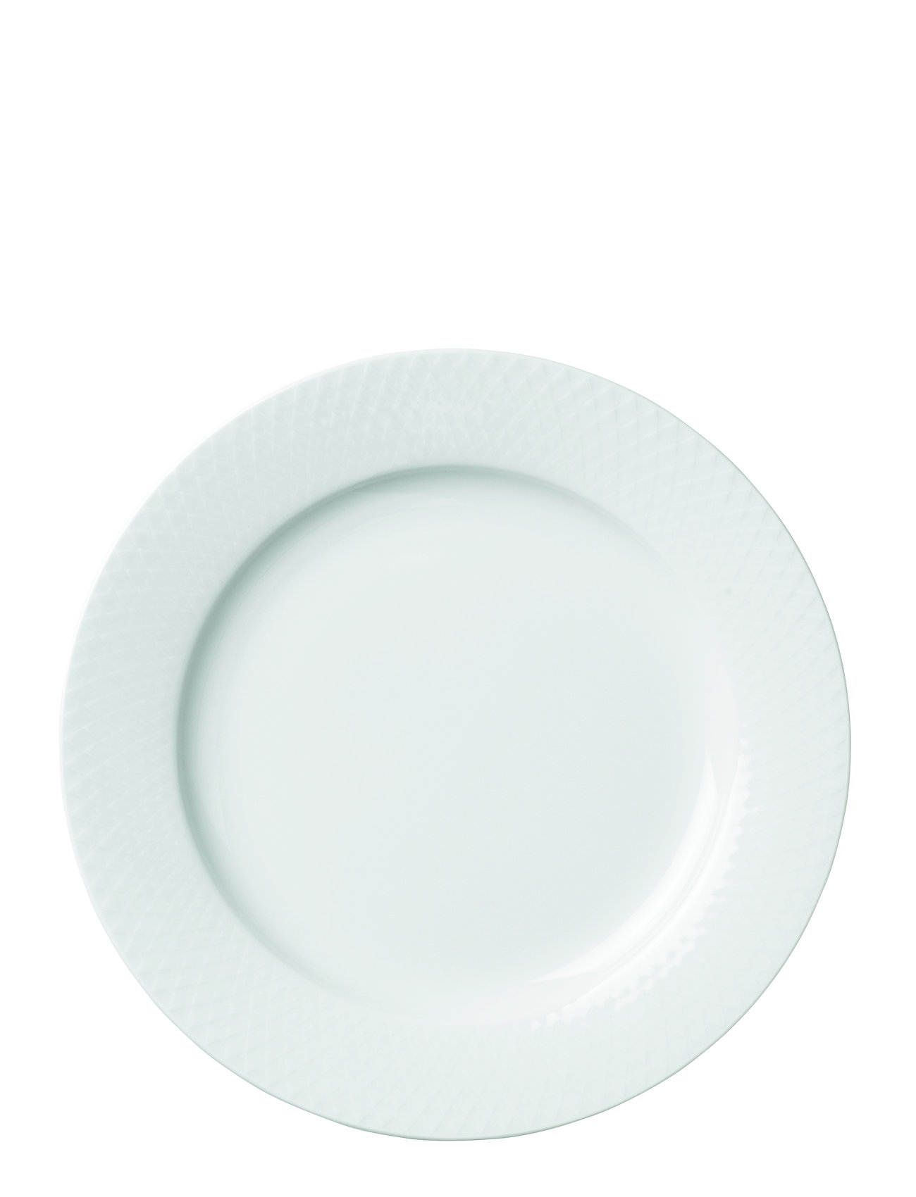 Rhombe Tallerken Home Tableware Plates Dinner Plates White Lyngby Porcelæn