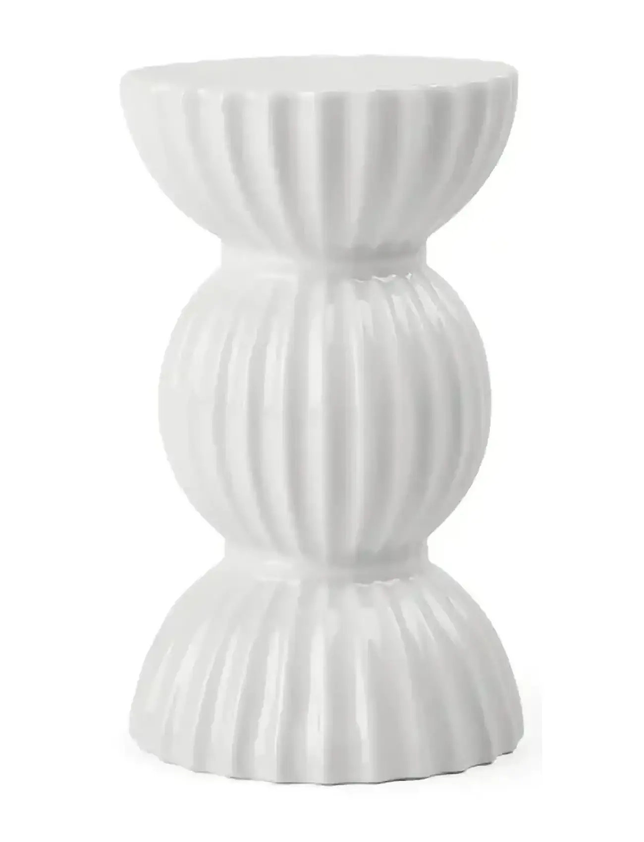 LYNGBY PORCELÆN Lyngby Tura Kronelysestage H14 Hvid Weiß - H:14CM - Unisex