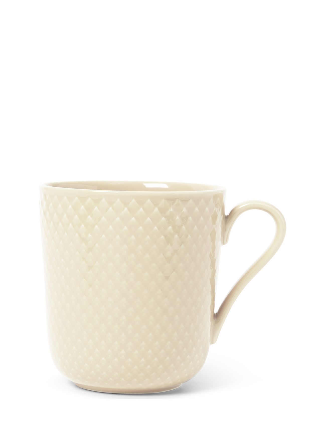 Rhombe Earth Krus Med Hank 39 Cl Marble Home Tableware Cups & Mugs Coffee Cups Cream Lyngby Porcelæn