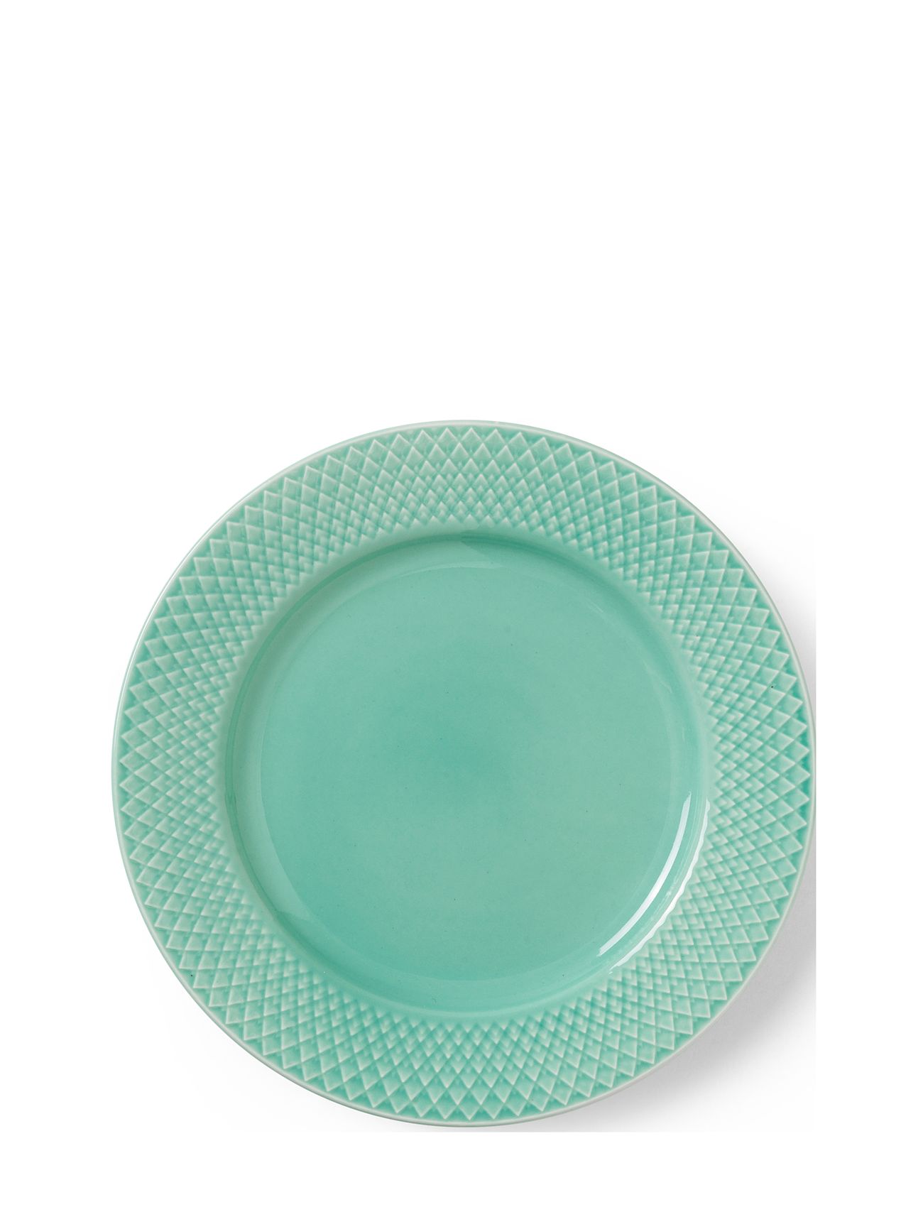 LYNGBY PORCELÆN Rhombe Color Frokosttallerken Grün - Ø 21 Cm - Unisex