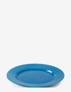 Rhombe Color Dinner plate - dzimšanas diena - blue