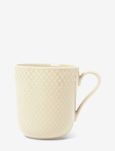Rhombe Earth Mug with handle 39 cl marble