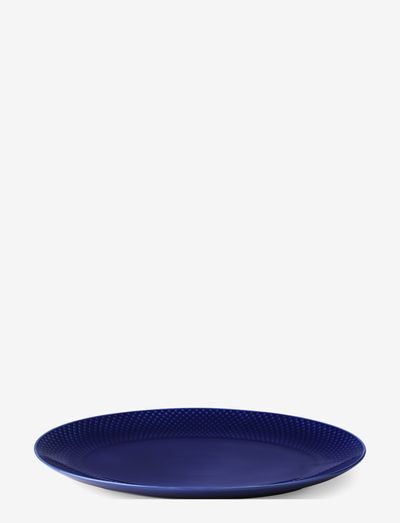 Rhombe Color Oval serving dish 35x26.5 dark blue - geburtstag - dark blue