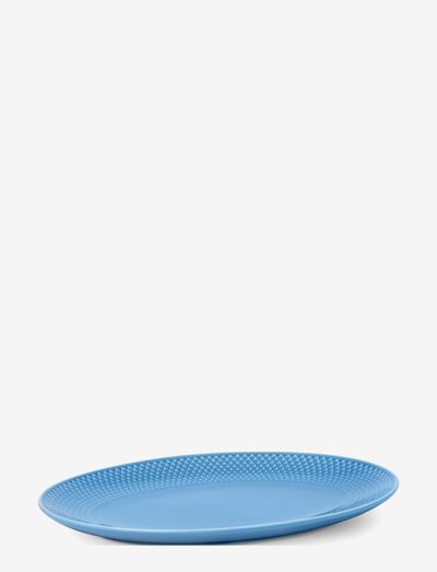 Rhombe Color Oval serving dish 28.5x21.5 blue - geburtstag - blue