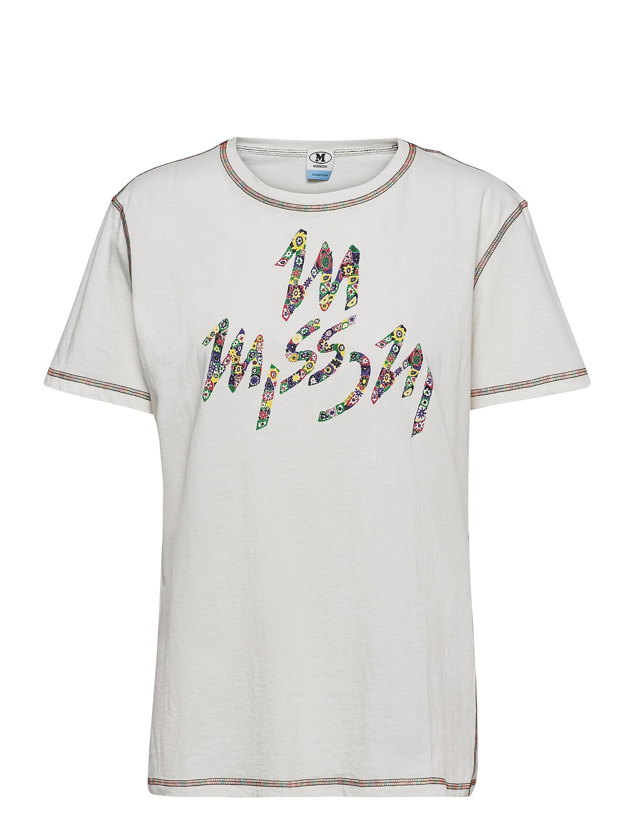 M Missoni-Short Sleeve T-Shirt T-shirts & Tops Short-sleeved Harmaa M Missoni