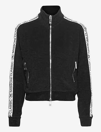 M MISSONI-ROUND NECK SWEATSHIRT - sweatshirts & hoodies - black beauty