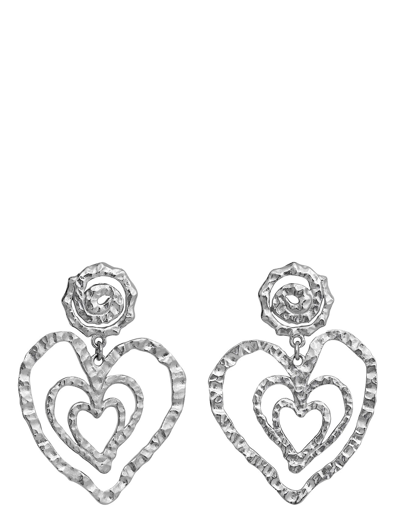 Maanesten Beate Earrings, One Size 3, Silver, Earrings > Statement Earrings, Dame