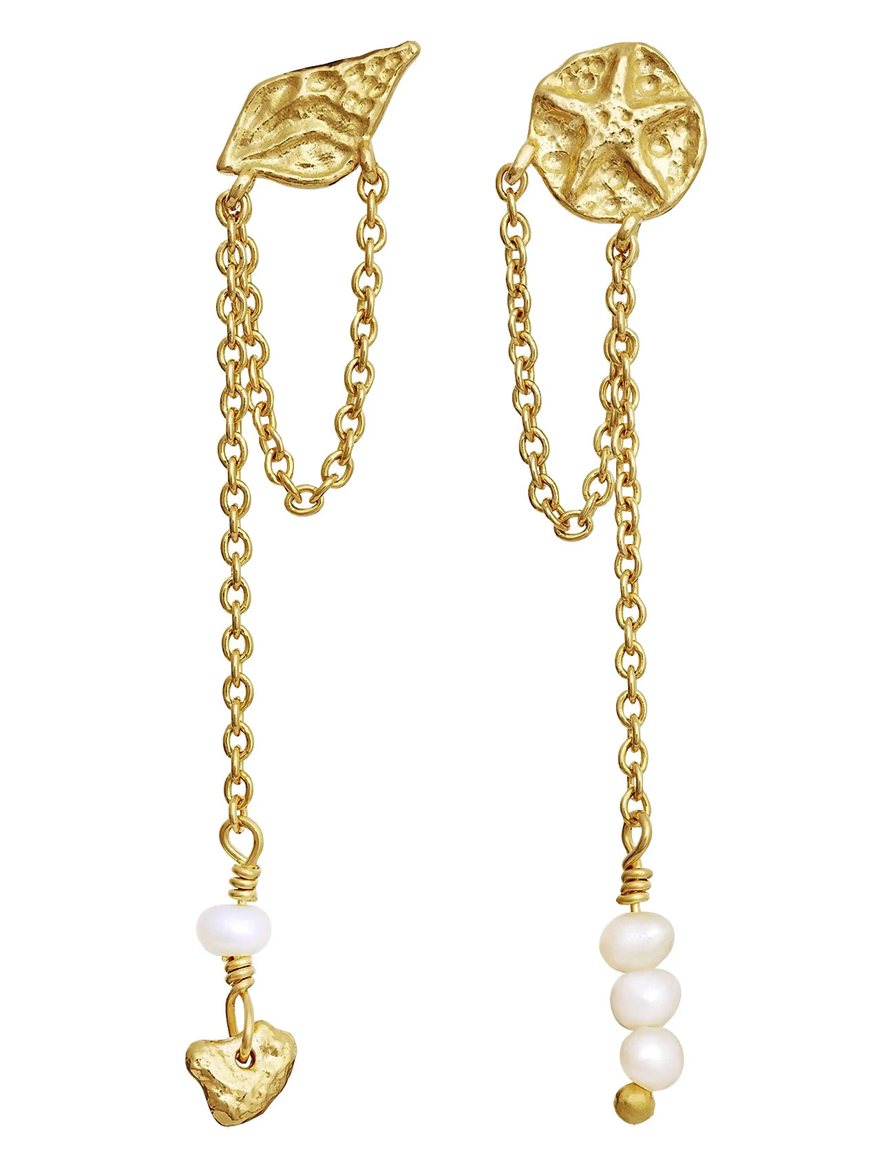 Maanesten Elo Earrings, One Size 3, Gold, Earrings > Statement Earrings, Dame