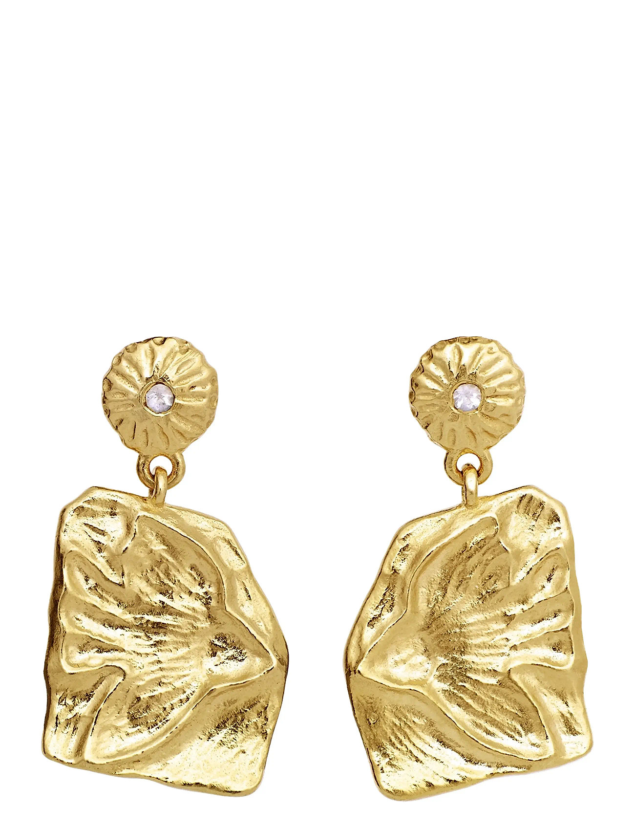 Maanesten Erinna Earrings, One Size 2, Gold, Øreringe > Øreringe Med Vedhæng, Dame