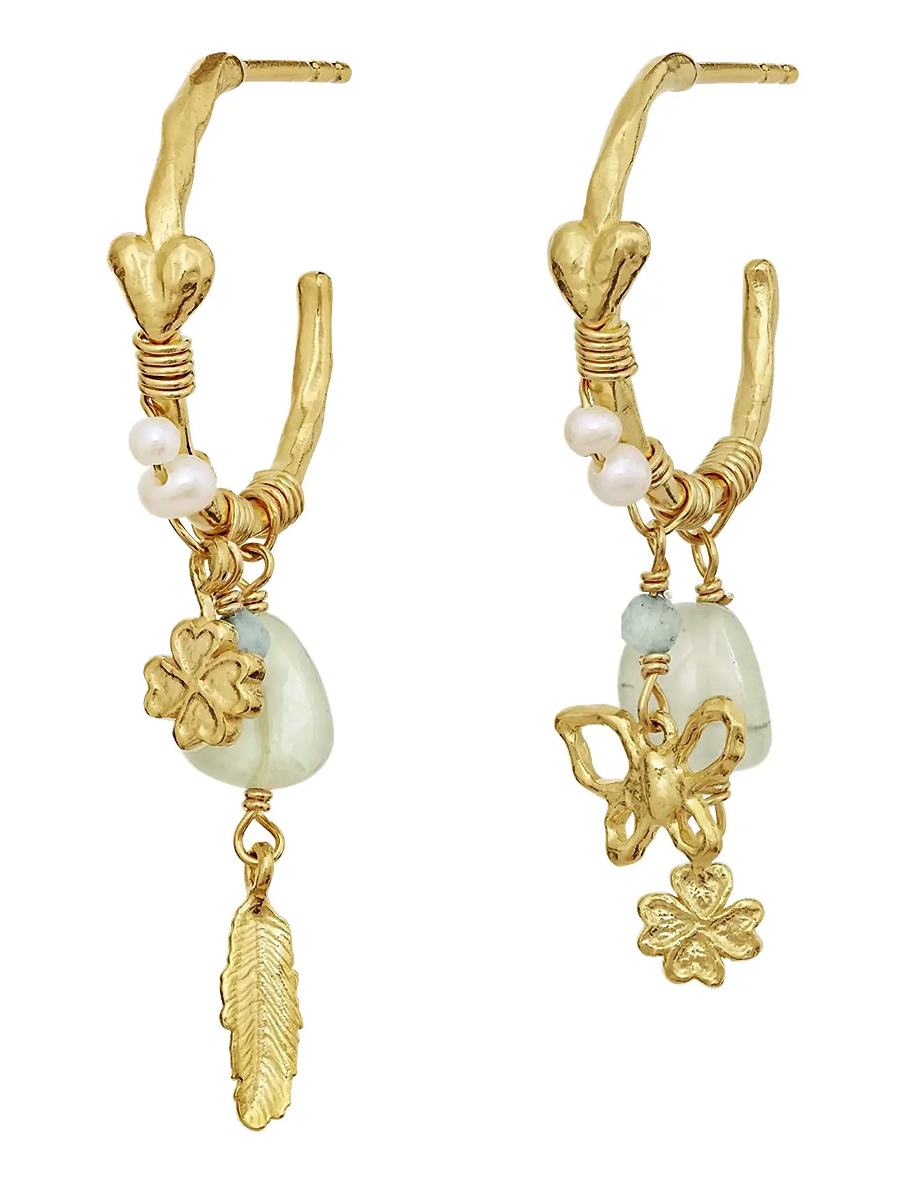 Maanesten Arden Earrings, One Size, Gold, Øreringe > Creoler, Dame