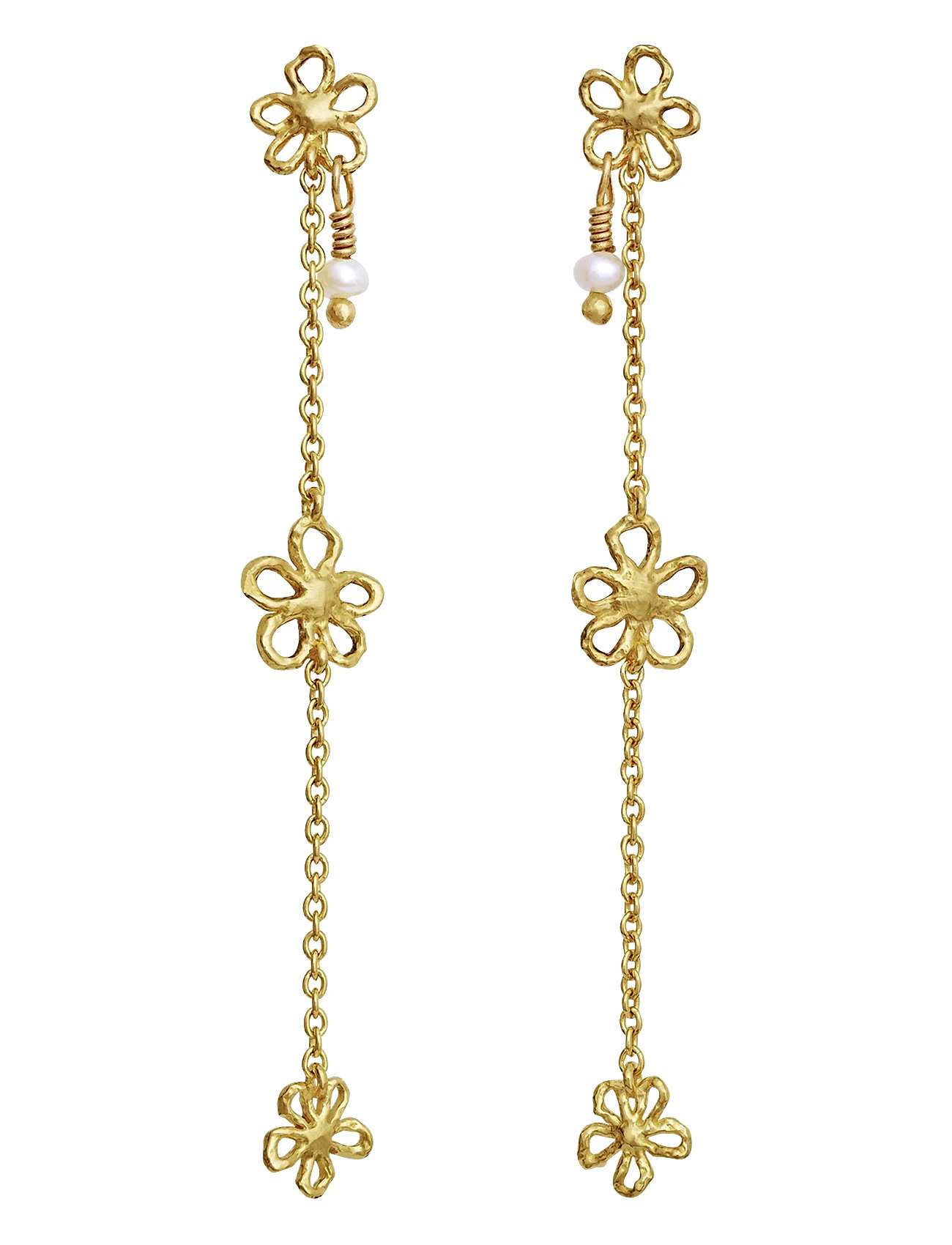 Maanesten Felixa Earrings, One Size 5, Gold, Øreringe > Øreringe Med Vedhæng, Dame