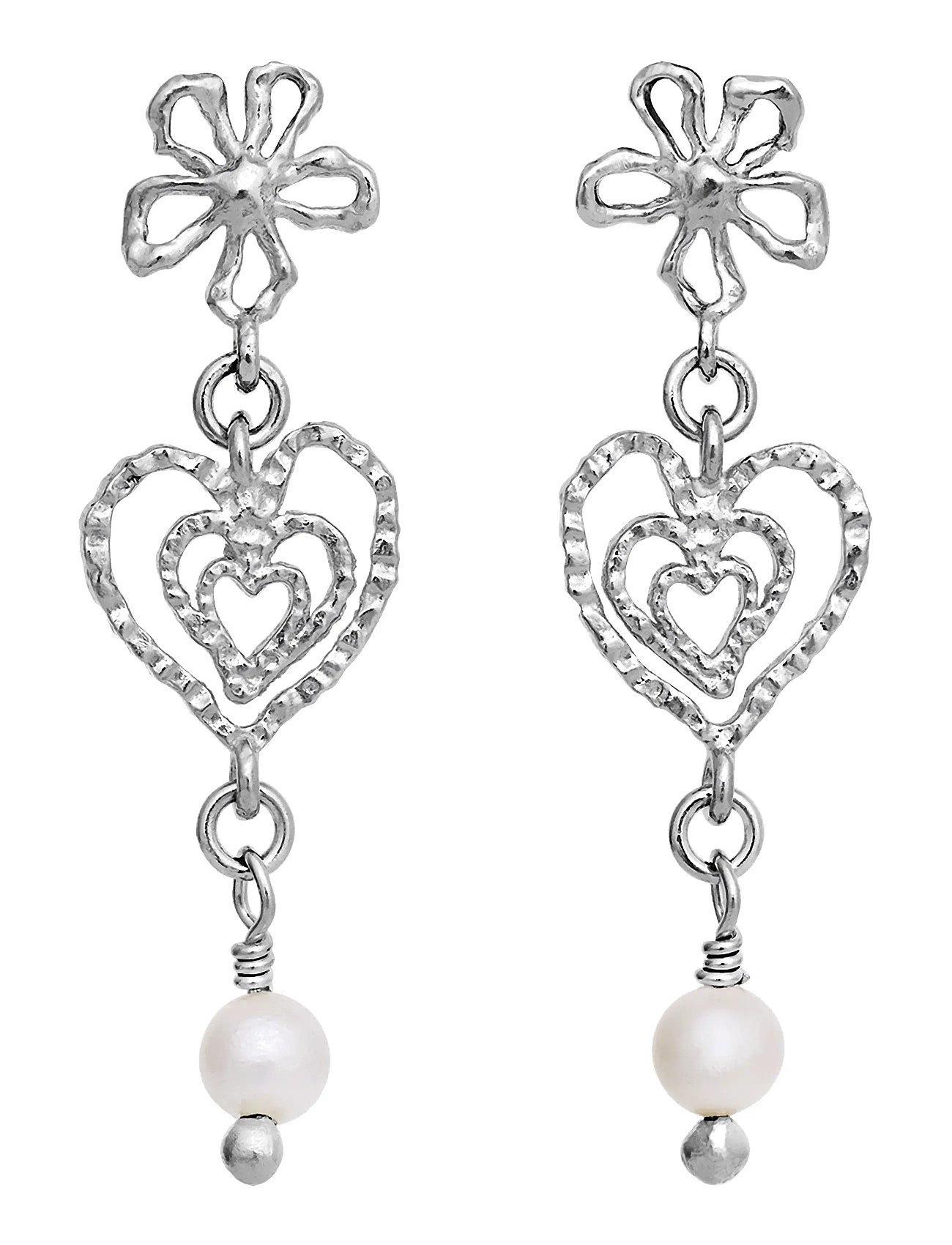Maanesten Izabel Earrings, One Size 2, Silver, Øreringe > Øreringe Med Vedhæng, Dame