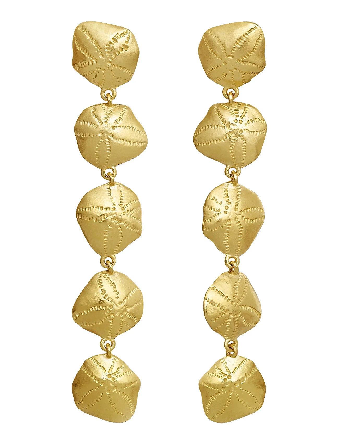 Maanesten Kishi Earrings, One Size 3, Gold, Øreringe > Øreringe Med Vedhæng, Dame