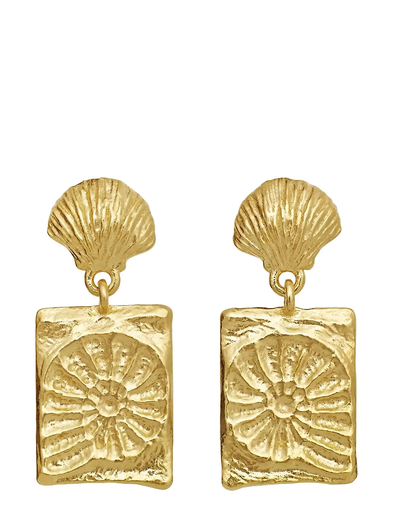 Maanesten Leva Earrings, One Size 1, Gold, Øreringe > Øreringe Med Vedhæng, Dame