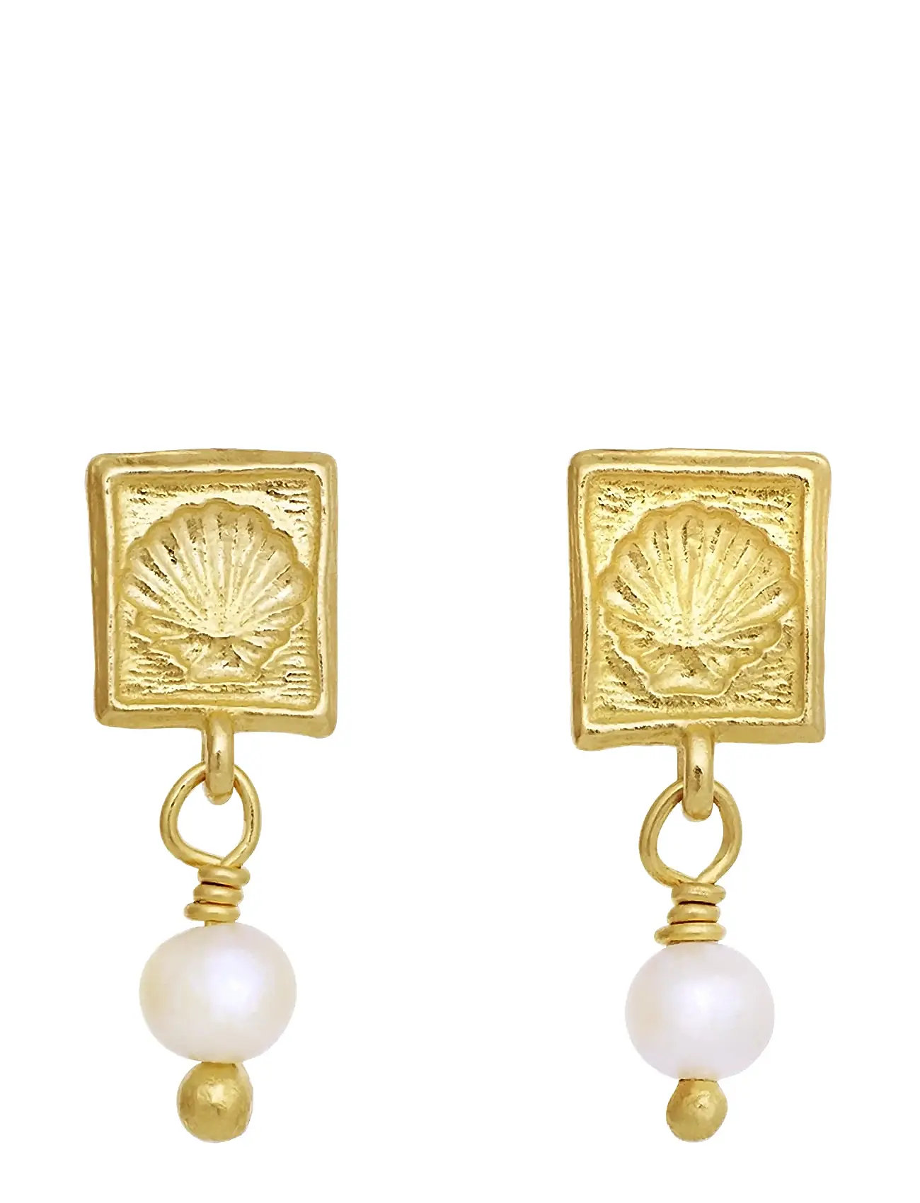 Maanesten Lomi Earrings, One Size 1, Gold, Øreringe > Øreringe Med Vedhæng, Dame