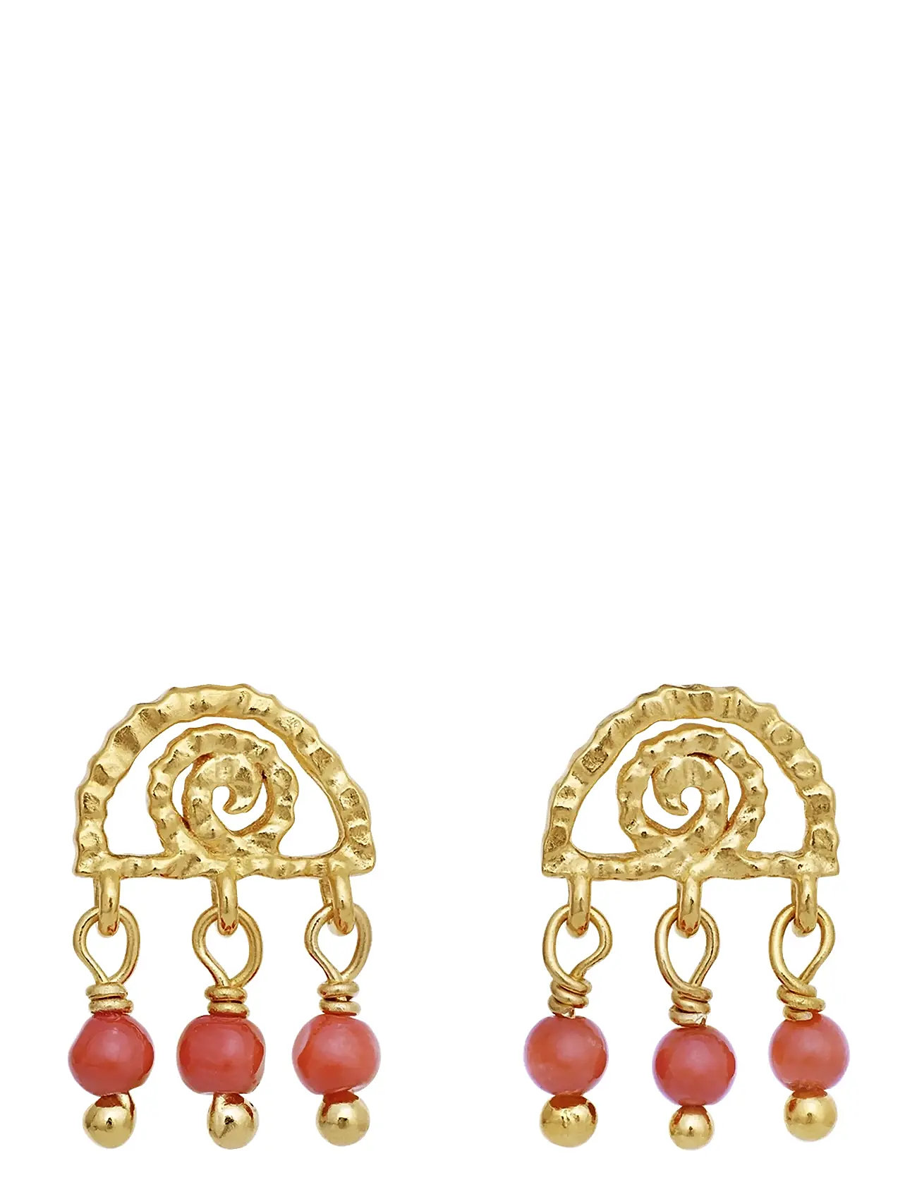 Maanesten Mirri Earrings, One Size 1, Gold, Øreringe > Øreringe Med Vedhæng, Dame