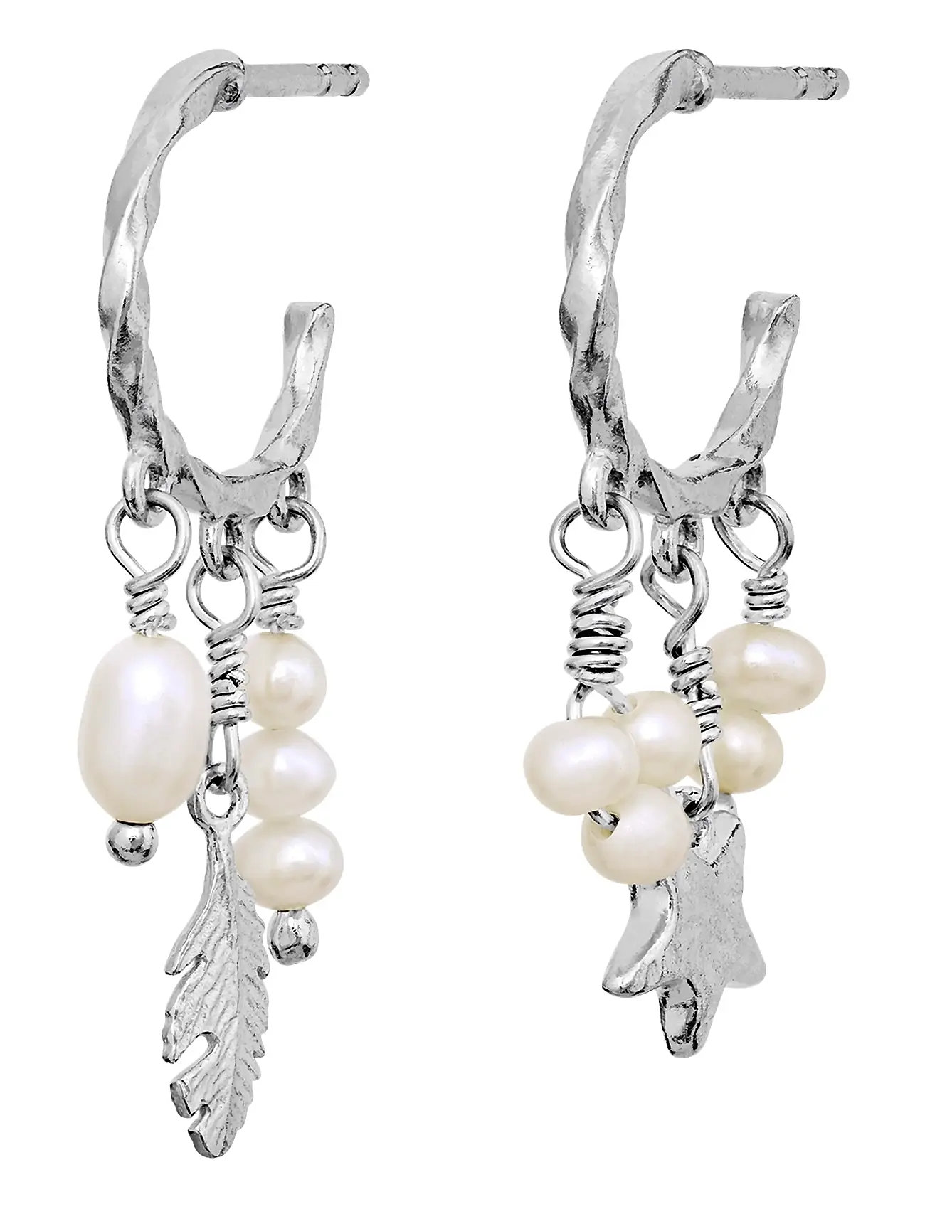 Maanesten Susu Earrings, One Size 2, Silver, Øreringe > Creoler, Dame