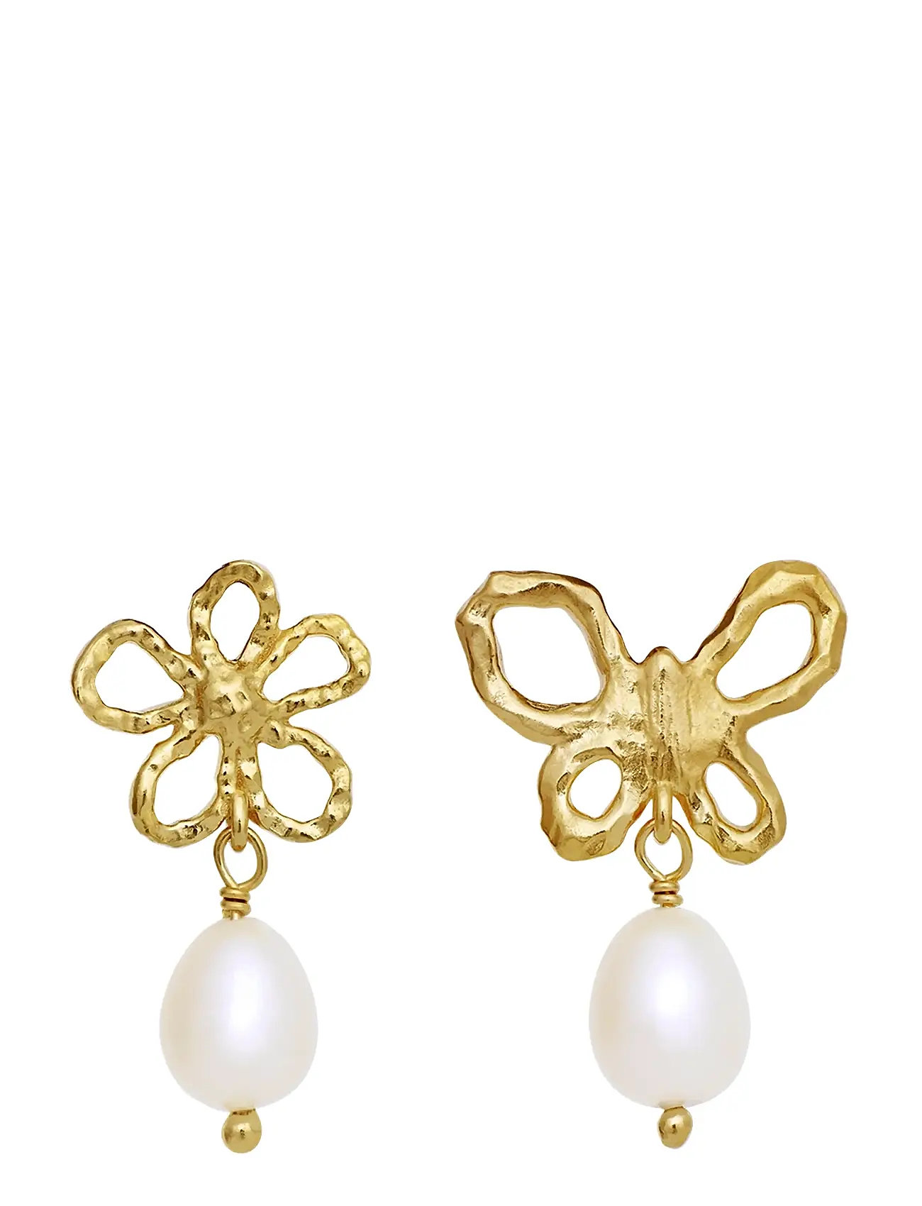 Maanesten Tonia Earrings, One Size 2 cm, Gold, Øreringe > Øreringe Med Vedhæng, Dame