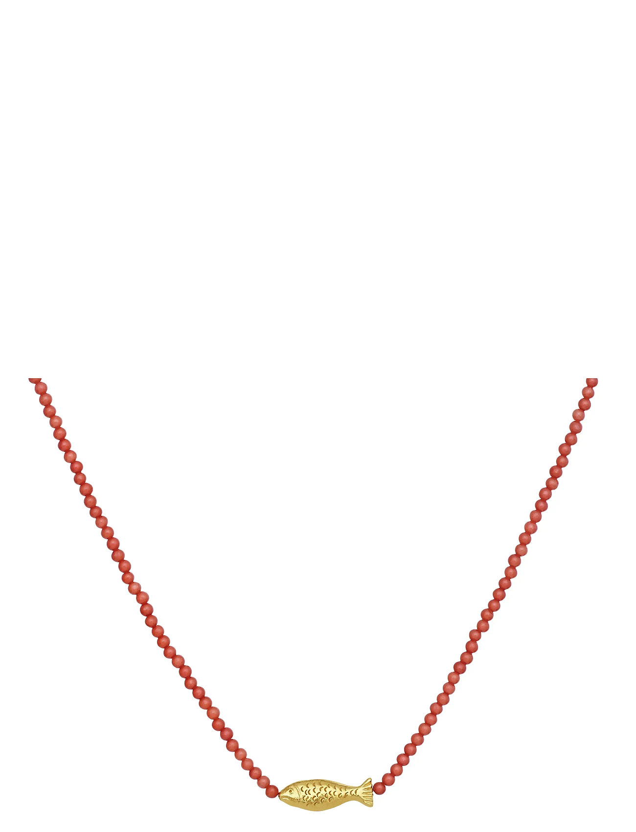 Maanesten Reef Necklace, One Size 40 cm, Red, Armbånd > Perlearmbånd, Dame