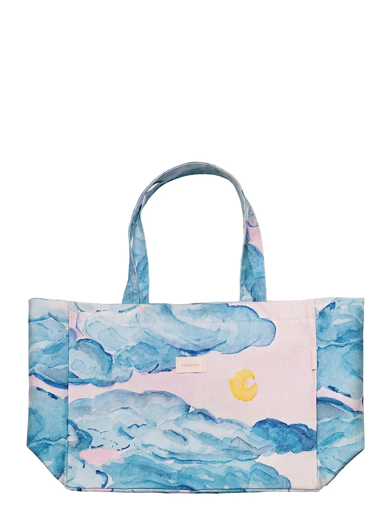 MAANESTEN Moonshine Rose Big Canvas Totebag Blau - One Size - Damen