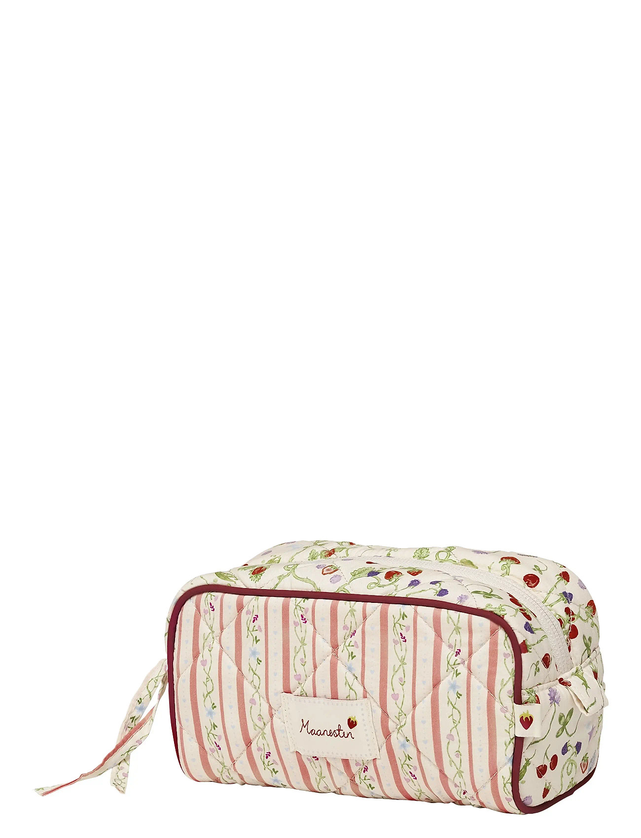 Maanesten Stardust Bag Summer Stripes Peach, One Size, Cream, Makeup > Makeup-Tasker, Dame