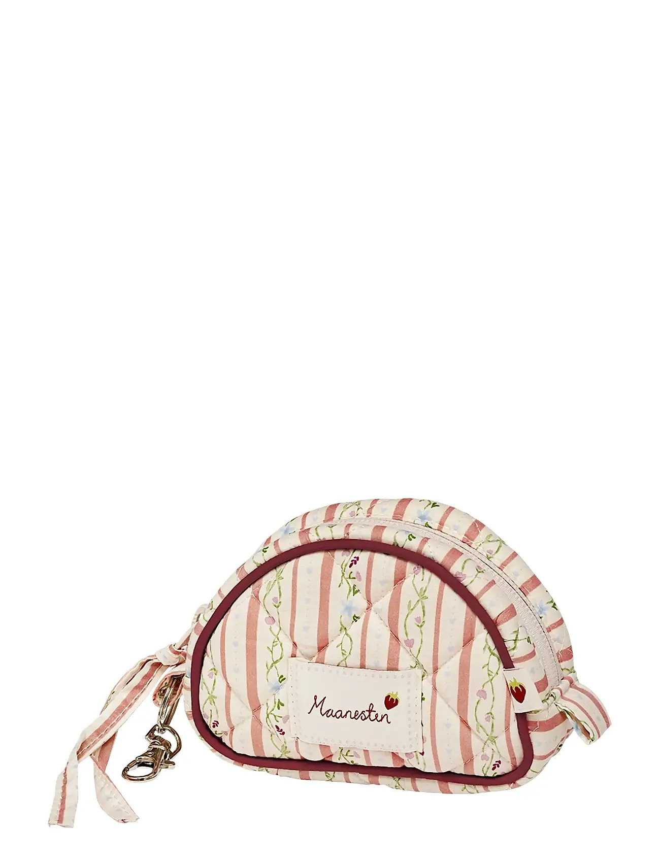 Maanesten Rui Keychain Bag Summer Stripes Peach, One Size, Pink, Tilbehør > Nøgleringe & Bag Charms, Dame