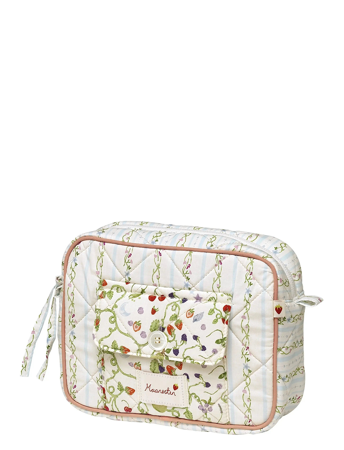 Maanesten Reva Bag Summer Stripes Blue, One Size, Blue, Makeup > Makeup-Tasker, Dame