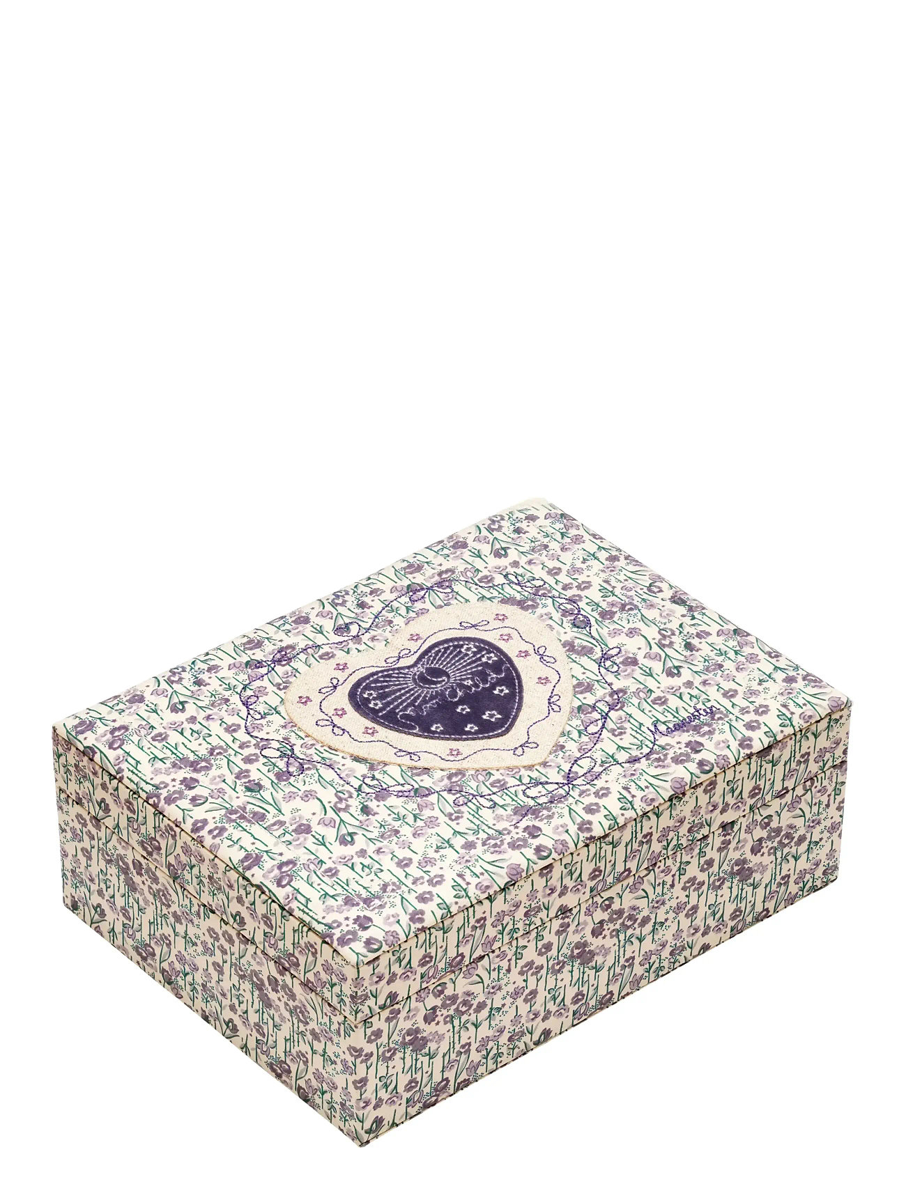 Maanesten Margaret Jewelry Box Purple Heart, One Size, Purple, Smykker > Smykkeskrin, Dame