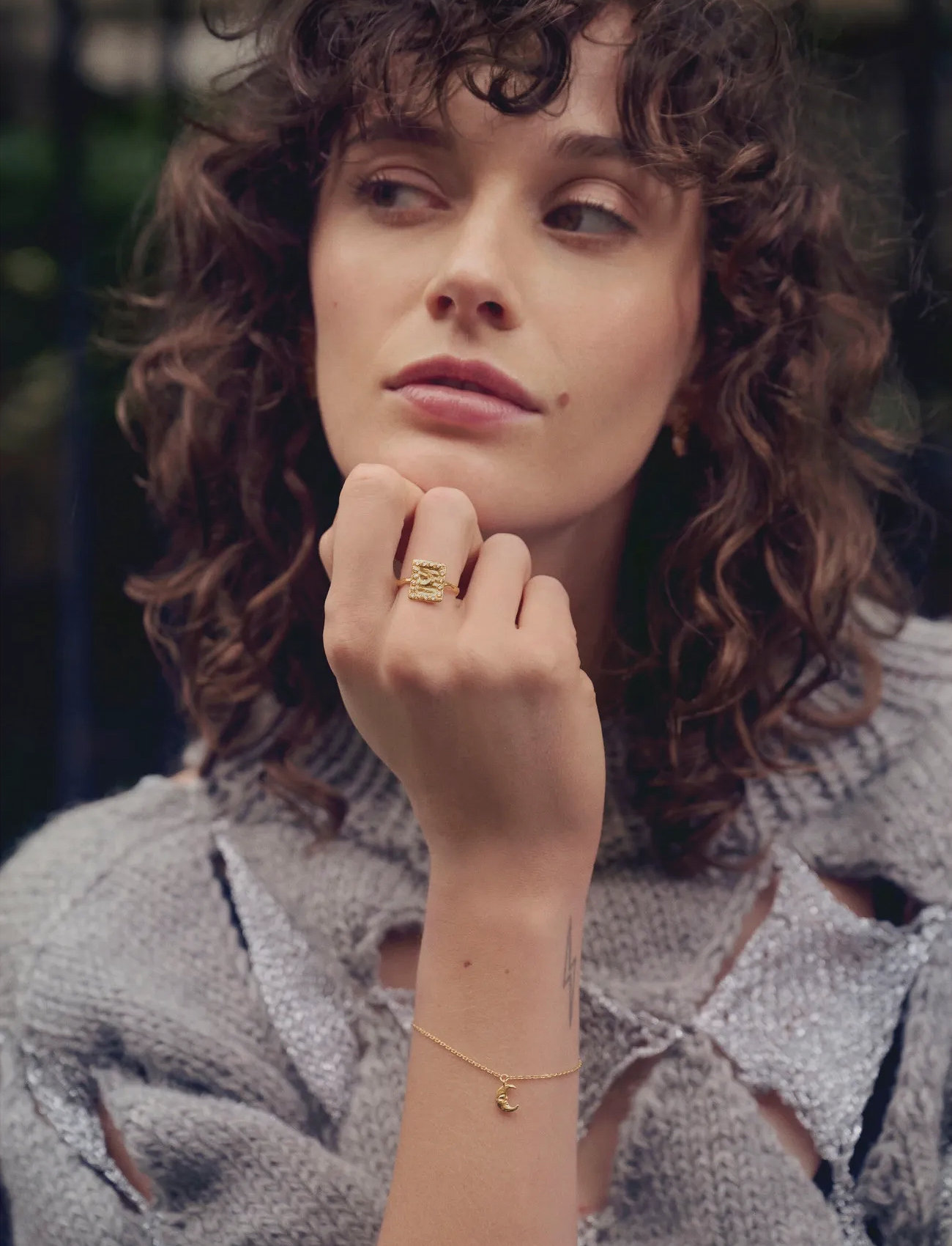 Maanesten Aida Ring, 53, Gold, Smykker > Ringe, Dame