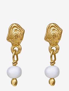 Pippa Earrings - perleøreringe - gold