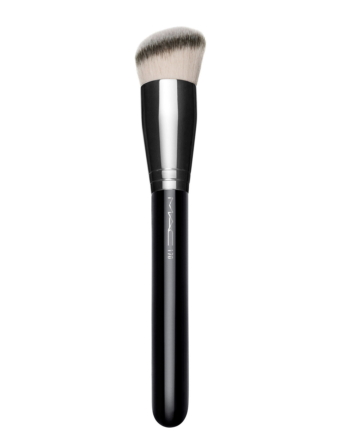 MAC Brushes - 170 Synthetic Rounded Slant Brush, One Size, Black, Ansigtsbørster > Foundation-Børster, Dame