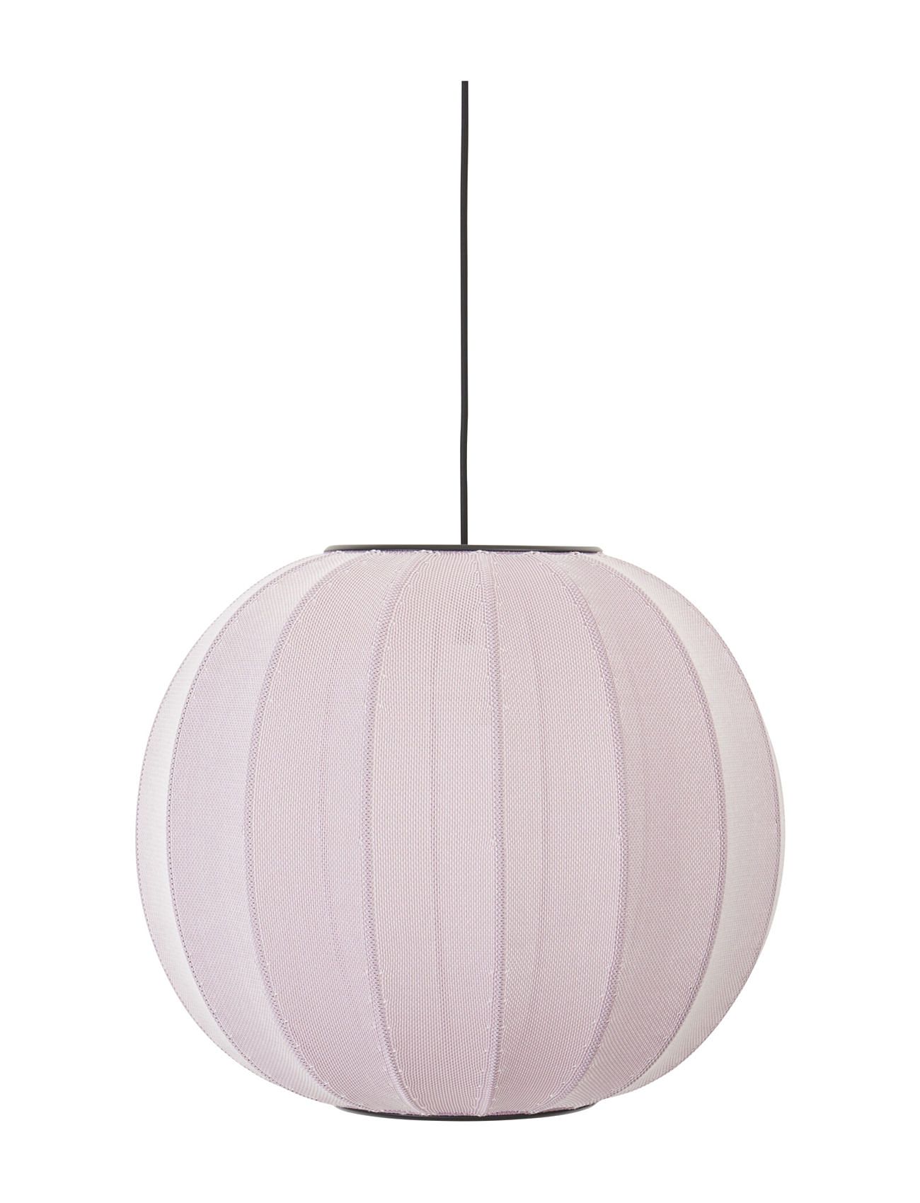 Knit-Wit 45 Round Pendant Home Lighting Lamps Ceiling Lamps Pendant Lamps Pink Made By Hand