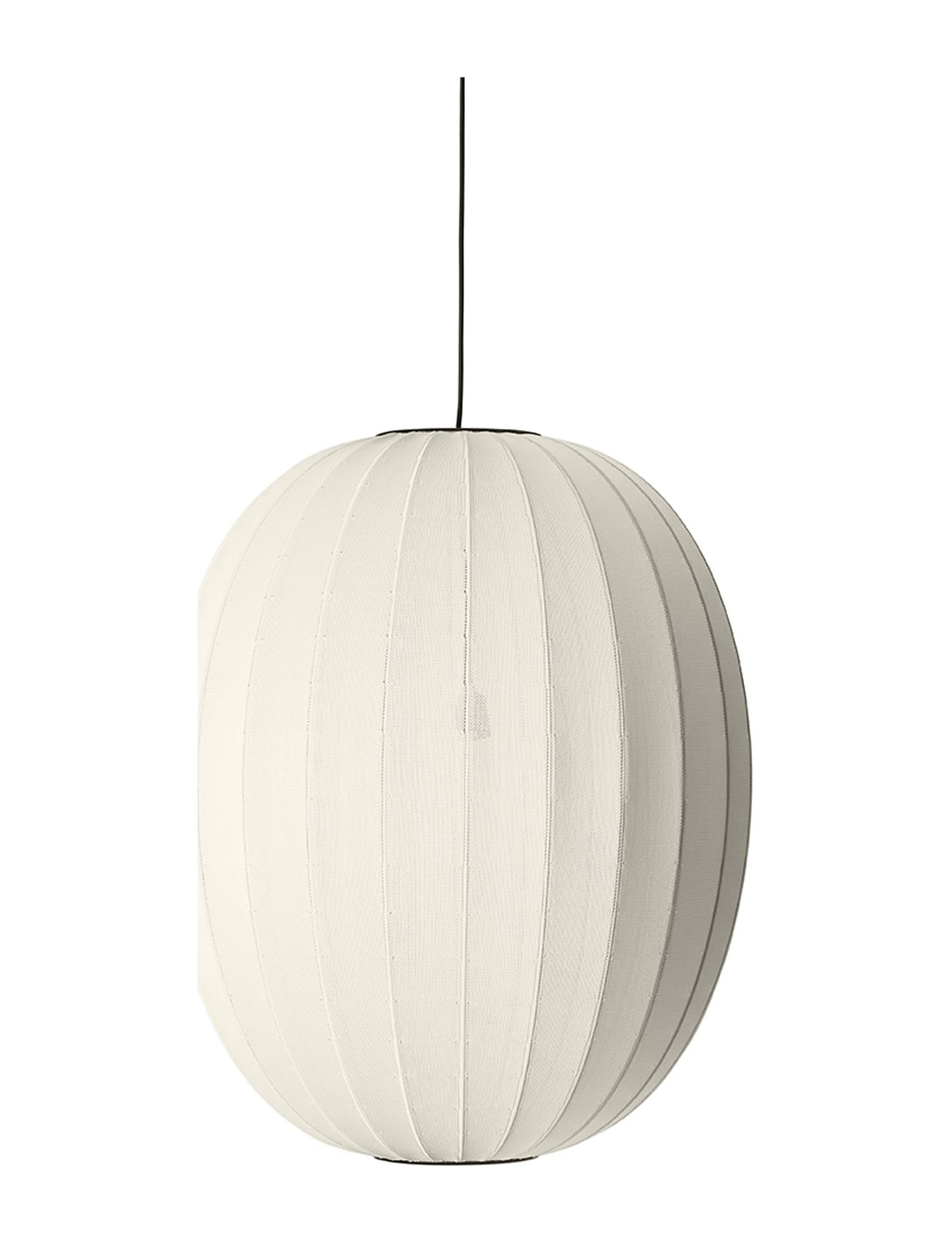 Knit-Wit 65 High Oval Pendant Home Lighting Lamps Ceiling Lamps Pendant Lamps White Made By Hand