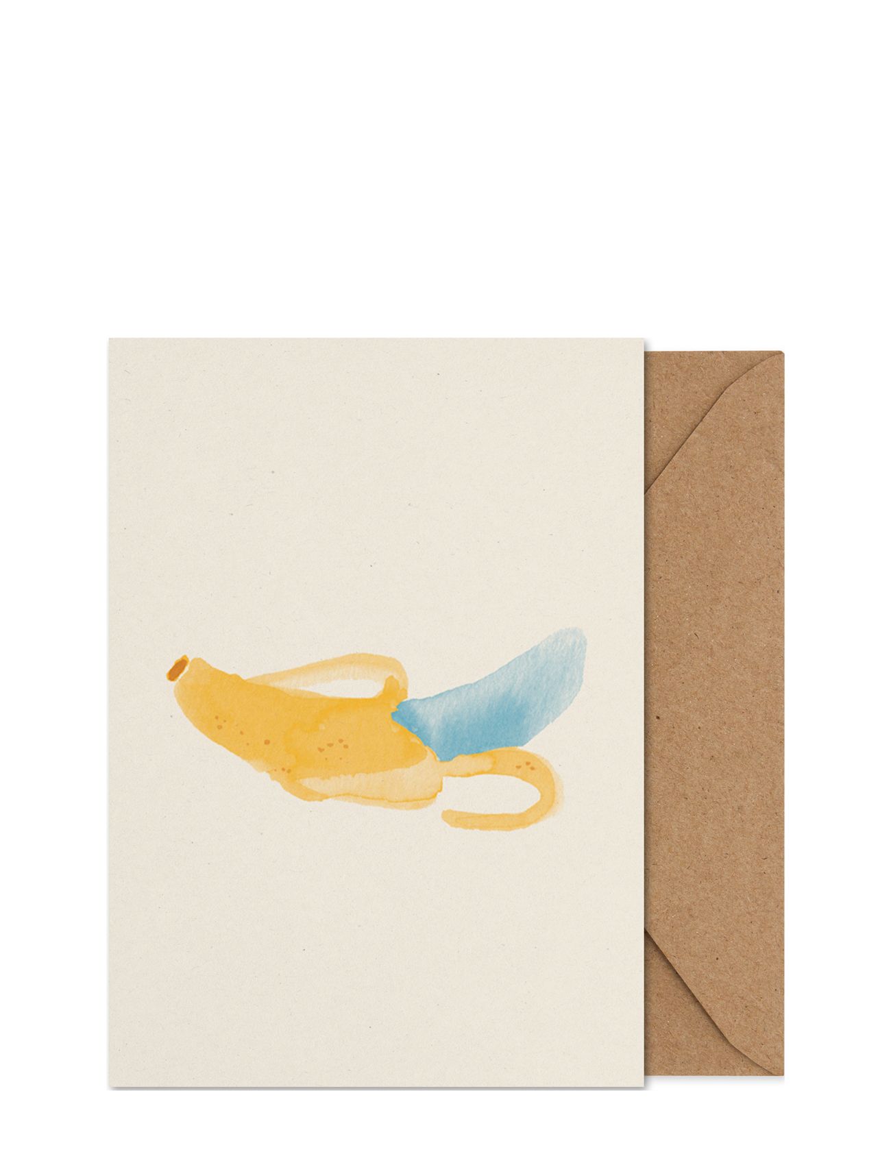 Banana The Banana - Folded A5 Card Home Kids Decor Posters Monivärinen/Kuvioitu MADO