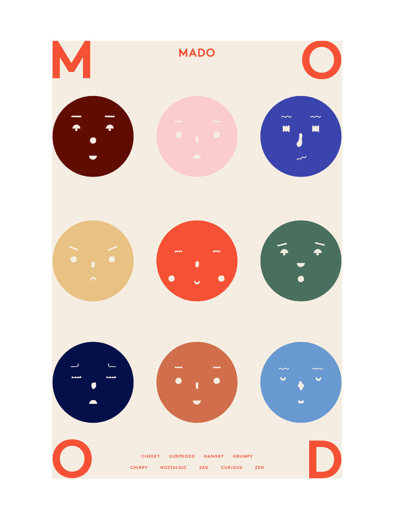 Nine Moods - 50X70 Patterned MADO