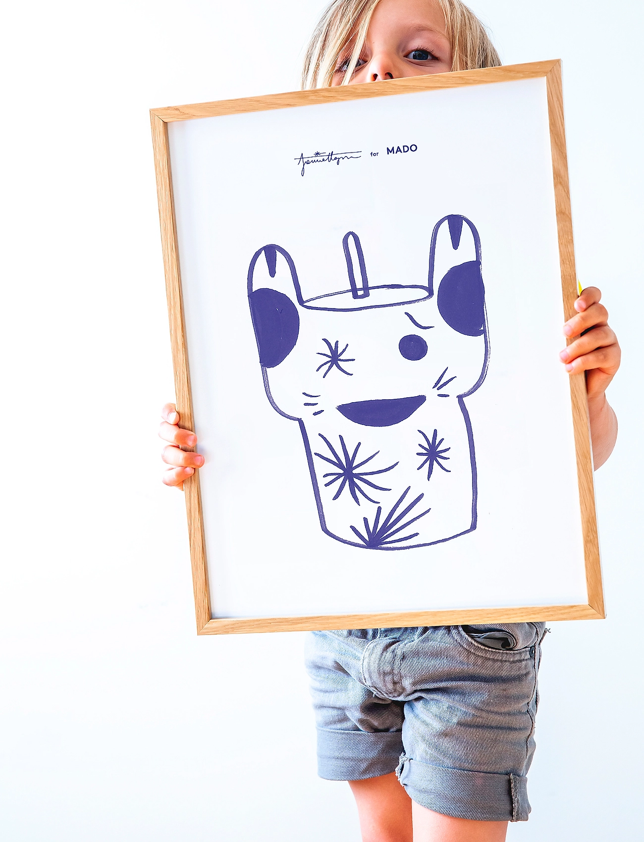 MADO Hola Pot - 30X40, 30X40 cm, Multi/patterned, Plakater Og Rammer > Plakater, Børn