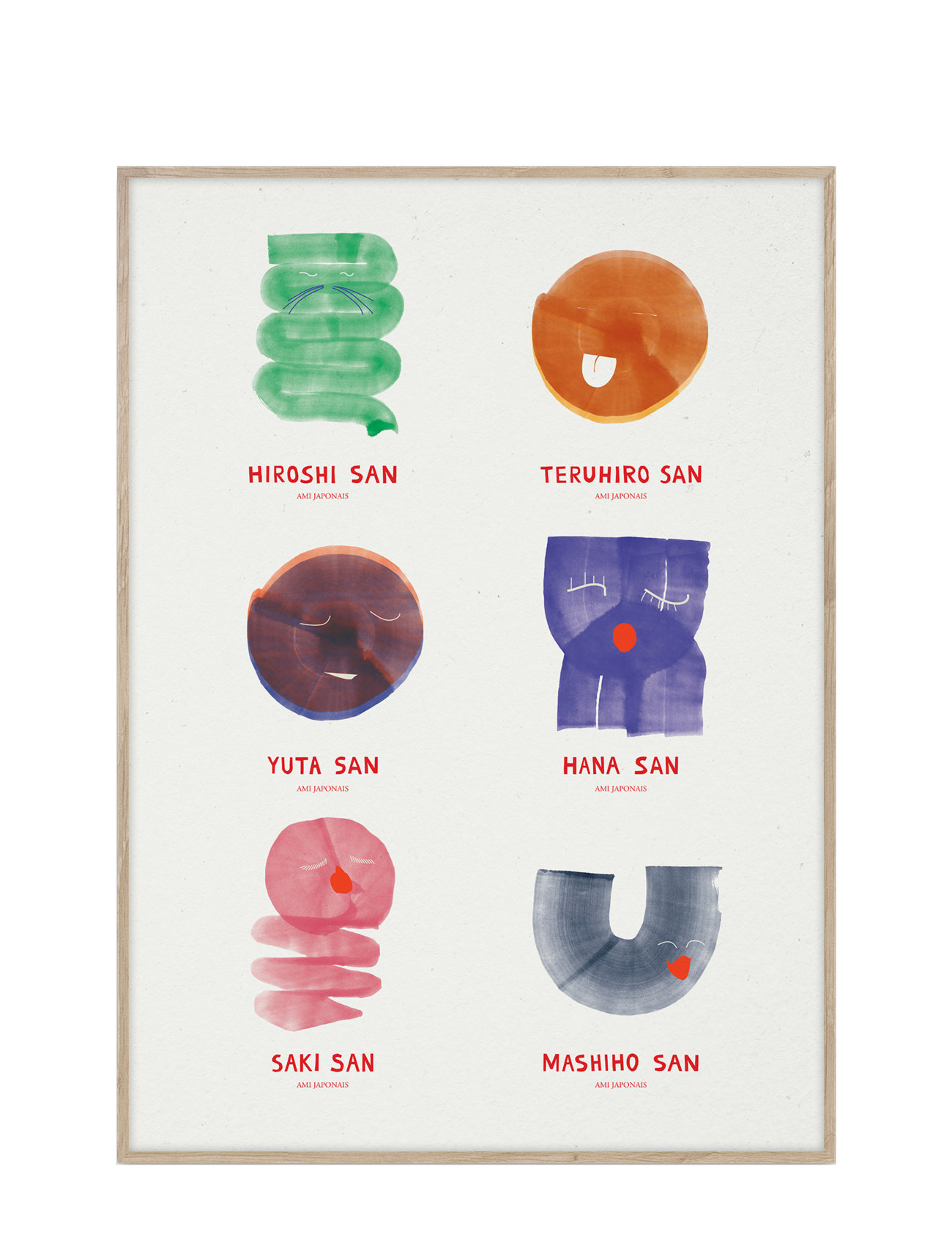 Amis Japonais - 50X70 Patterned MADO