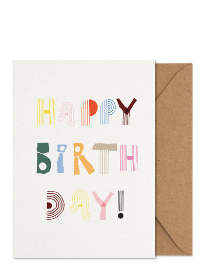 MADO Happy Birthday - Art Card - Kreativitet - Boozt.com