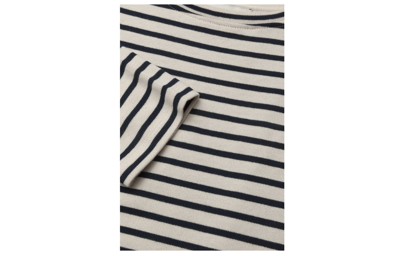 Navy Détail Polyester Organic ecru Mads Nørgaard Coquille Bretagne 100 Thilke Thread Bio Coton Extérieure BqPxpwAIx