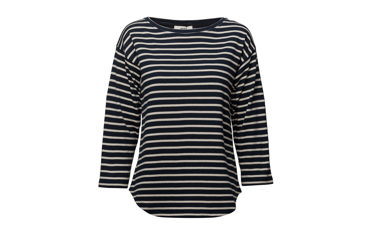 Navy Détail Polyester Organic ecru Mads Nørgaard Coquille Bretagne 100 Thilke Thread Bio Coton Extérieure BqPxpwAIx