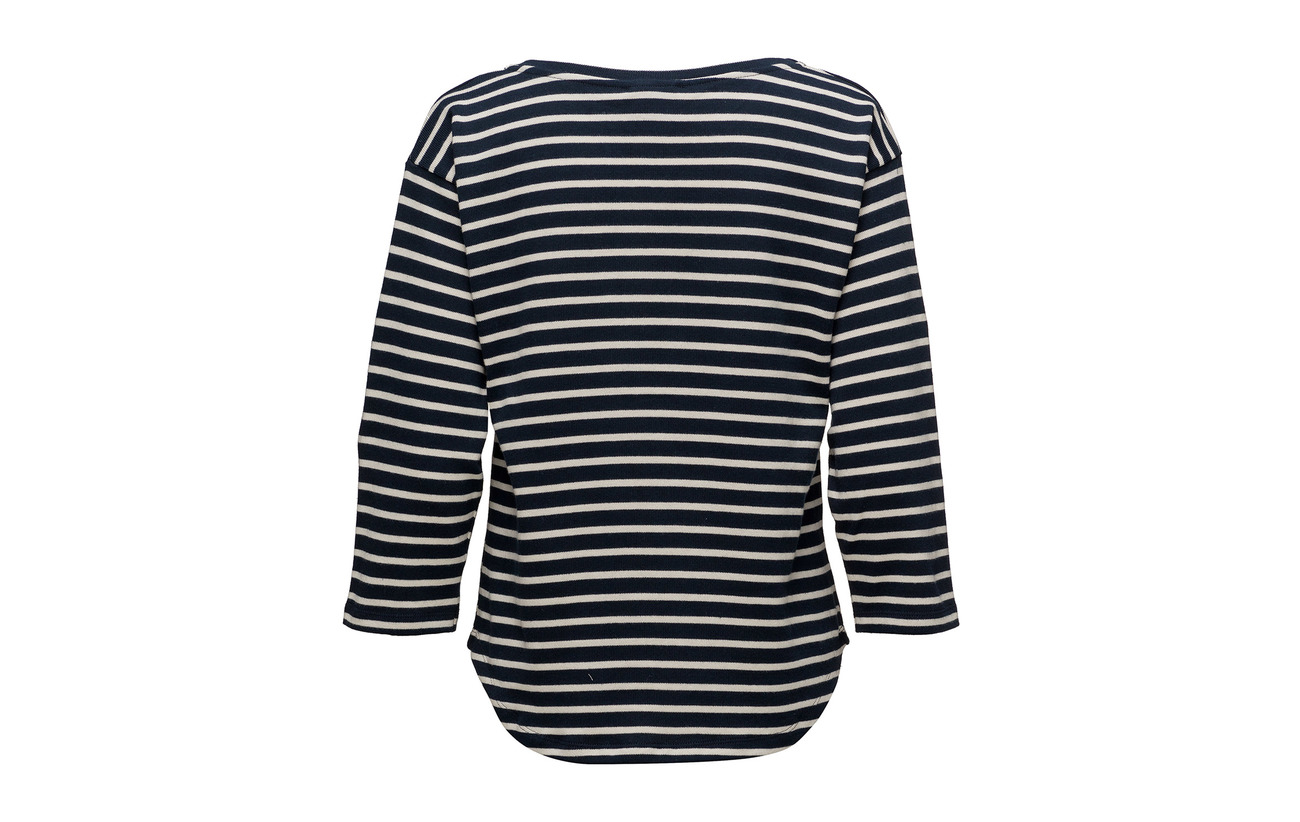 Navy Détail Polyester Organic ecru Mads Nørgaard Coquille Bretagne 100 Thilke Thread Bio Coton Extérieure BqPxpwAIx