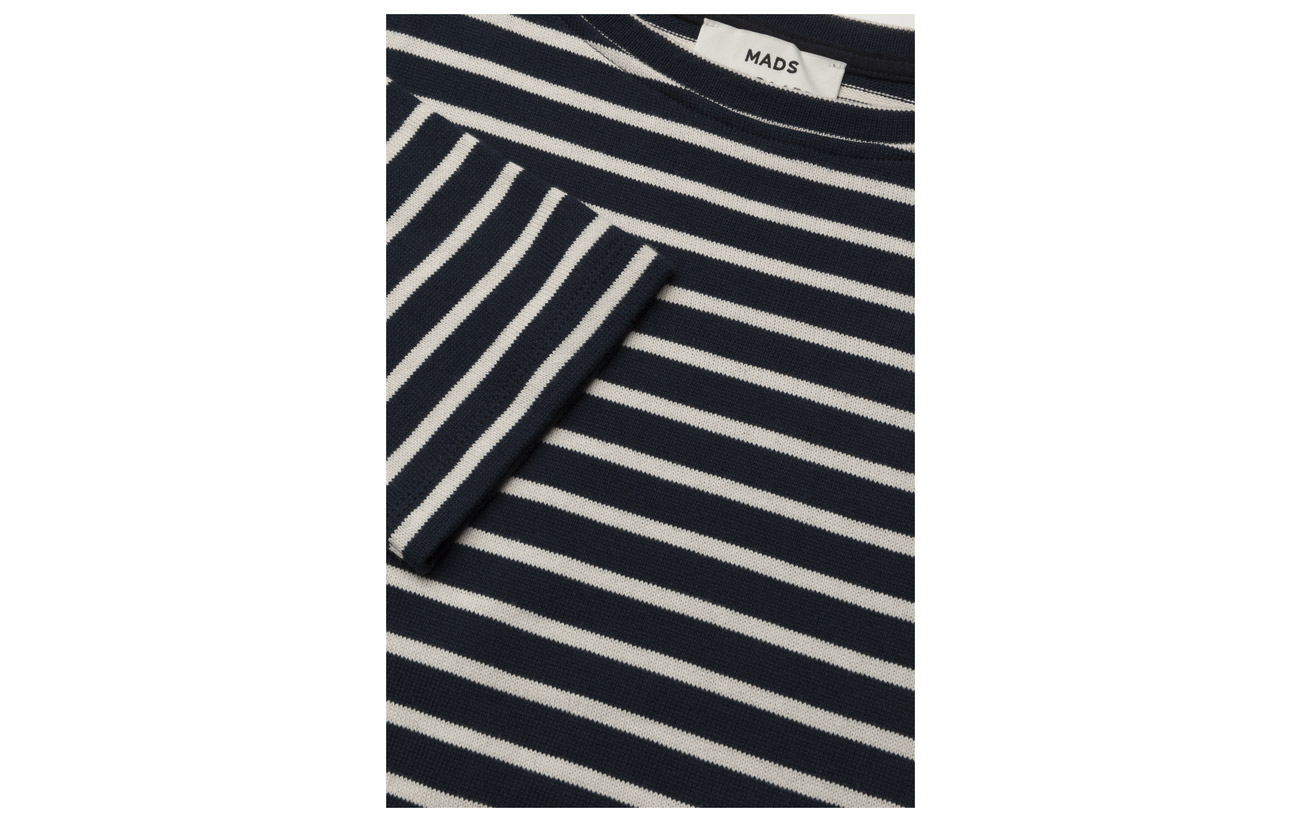 Navy Détail Polyester Organic ecru Mads Nørgaard Coquille Bretagne 100 Thilke Thread Bio Coton Extérieure BqPxpwAIx