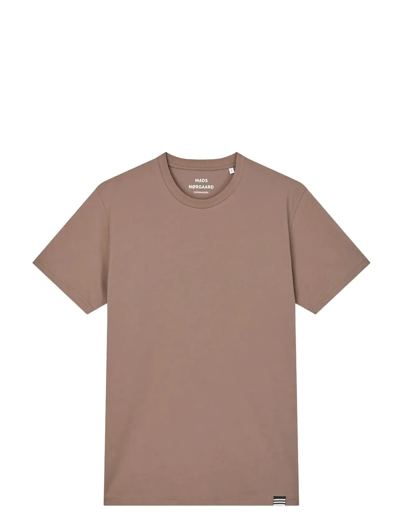 Mads Nørgaard Organic Thor Tee, S, Brown, T-Shirts > Kortærmede, Herre
