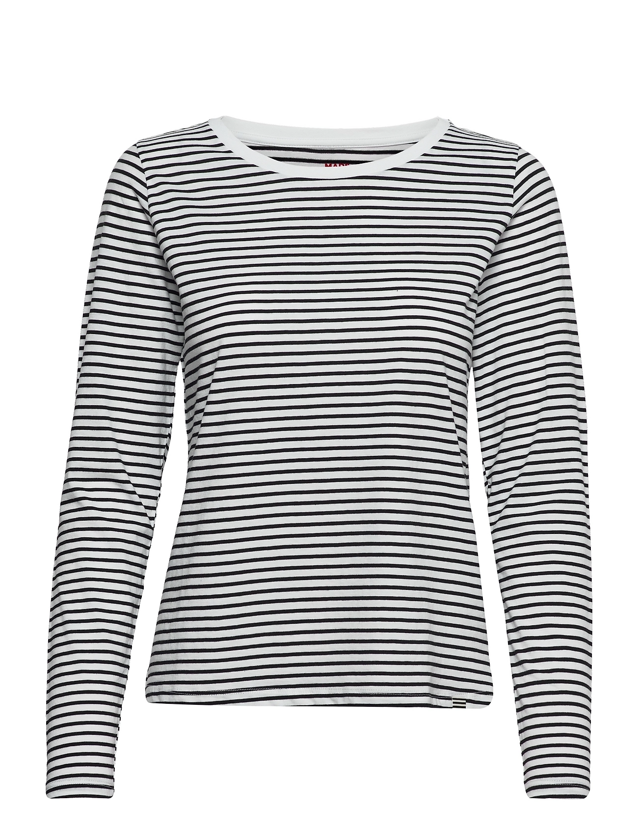 Organic Jersey Stripe Tenna Tee Fav Tops T-shirts & Tops Long-sleeved Multi/patterned Mads Nørgaard